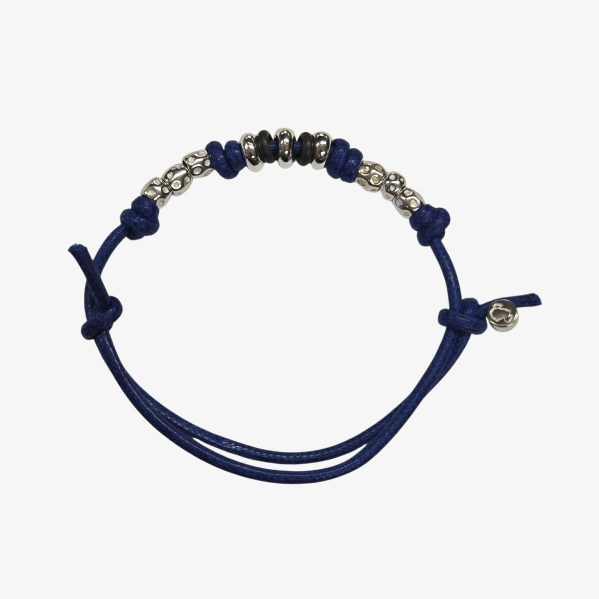 Bracciale Cordino Spesso Granelli e Rondelle