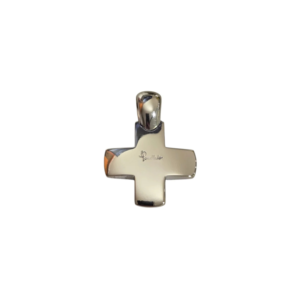 Charm Pomellato Croce oro bianco