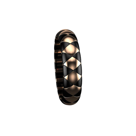 Bracciale Aura Diva Oro Rosa e Nero