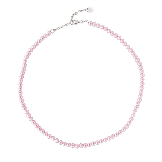 Collana di perle viola e charm Ognibene