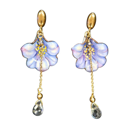 Orecchini Campanelle Blu