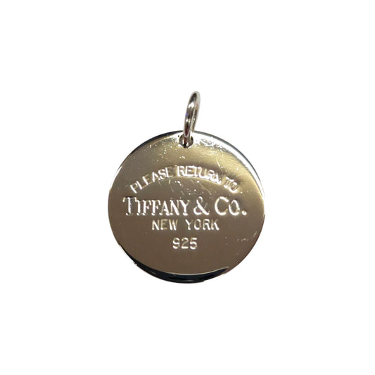 Charm Tiffany Piastrina Tonda Return to Tiffany