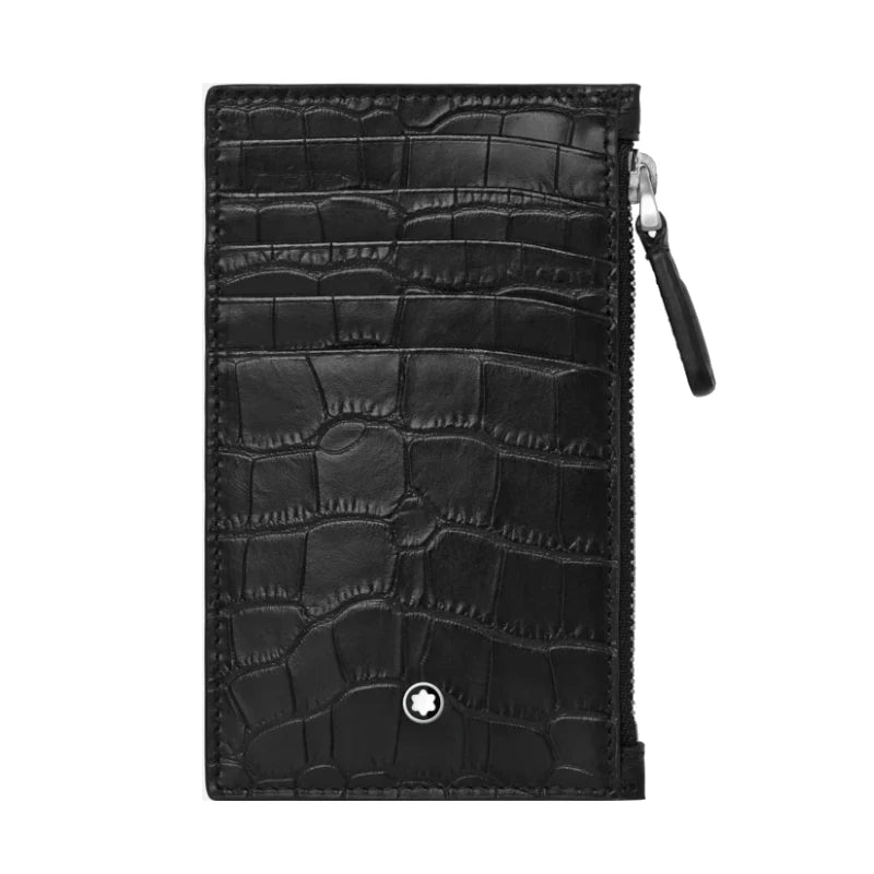 Portacarte montblanc selection 5 scomparti stampa coccodrillo
