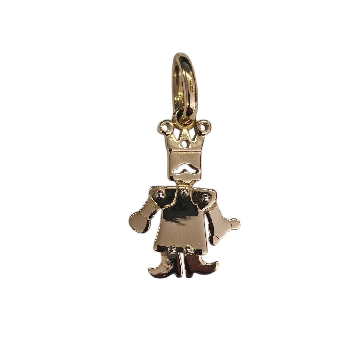 Charm Pomellato Re in Oro Giallo
