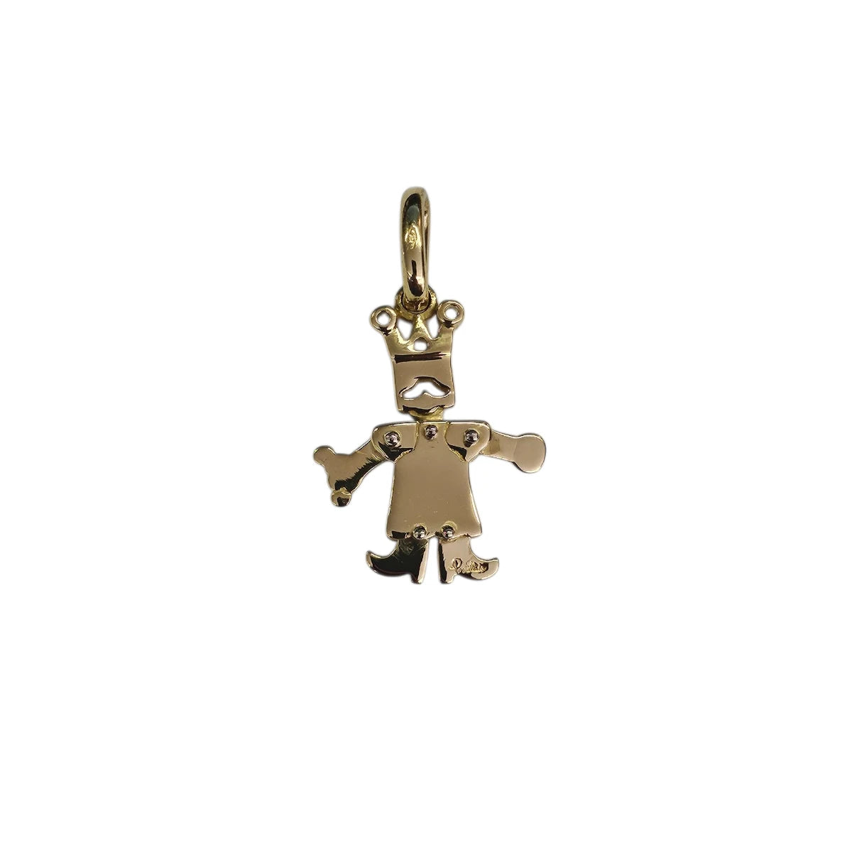 Charm Pomellato Re in Oro Giallo
