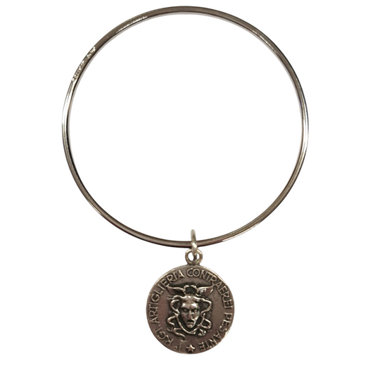 Bracciale Giovanni Raspini Bangle Liscio con Moneta