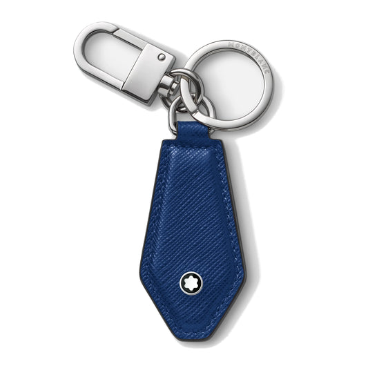 Portachiavi a forma di diamante sartorial blu