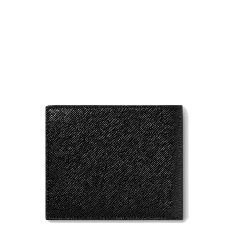 Portafoglio sartorial 8 scomparti nero