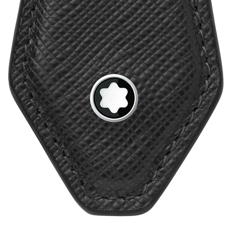 Portachiavi a forma di diamante sartorial nero