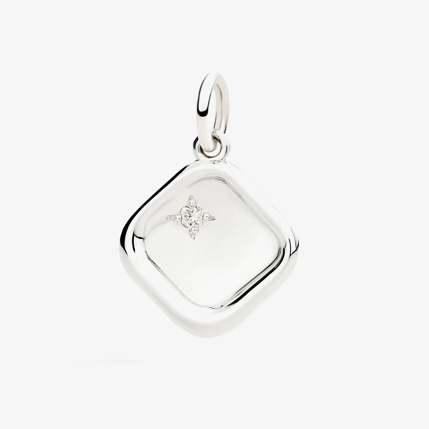 Ciondolo Sigillo argento & Diamante bianco